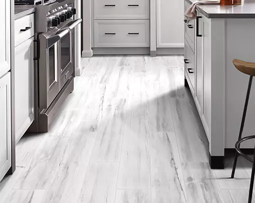 vinyl flooring | Select Floors luxury vinyl plank flooring in kitchen | Select Floors