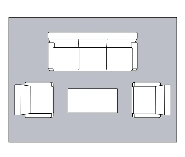 Living Room Rug Placement | Select Floors