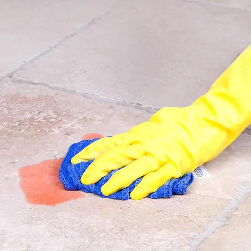 Cleaning up spill on tile flooring | Select Floors